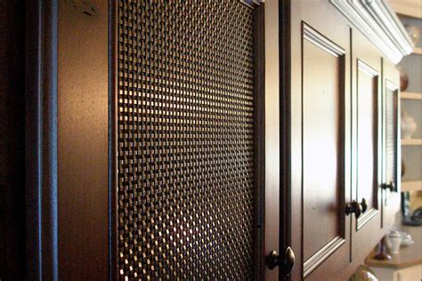 metal mesh panels for cabinets